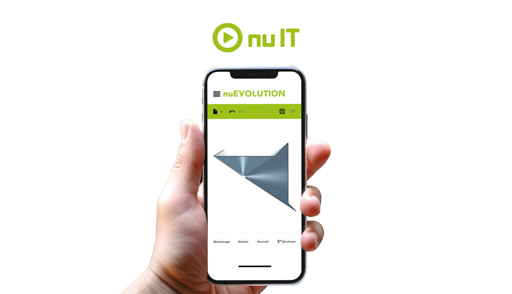 Mit dem intelligenten Planungstool nuEVOLUTION können Kantteile – auch direkt auf der Baustelle – erfasst und sofort zur Produktion übermittelt werden. 